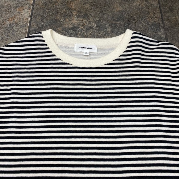 Men’s Common Market Short Sleeve Striped T-Shirt Size Large - Picture 3 of 3